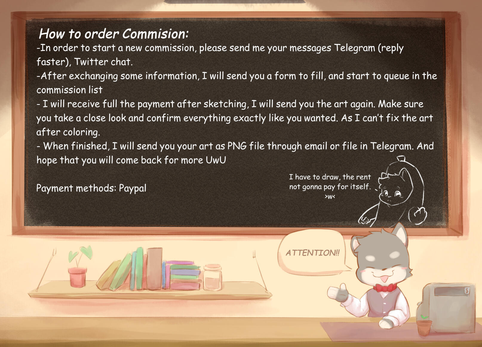 How to order Commision